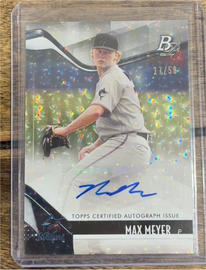 2021 Bowman Platinum Top Prospects #TOP-79 Max Meyer — front