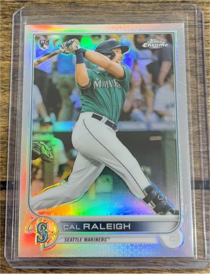 2022 Topps Chrome #149 Cal Raleigh — front