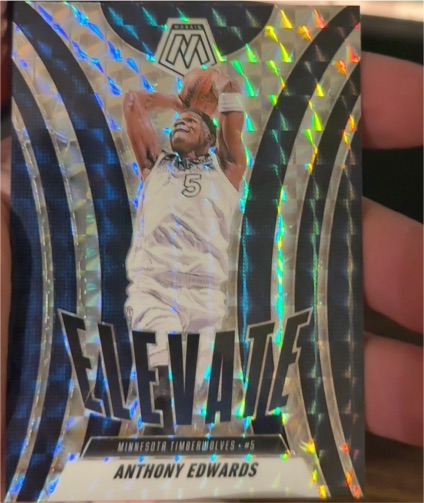 2024-25 Panini Mosaic #3 Anthony Edwards Elevate — front