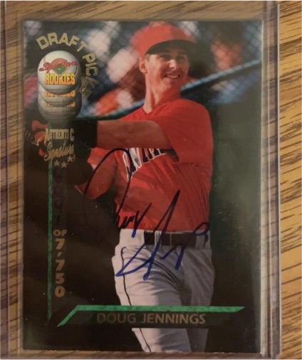 1994 Signature Rookies Draft Picks #95 Doug Jennings — front
