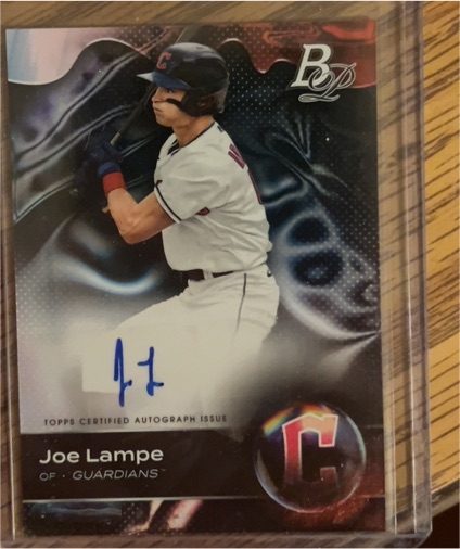 2023 Bowman Platinum #TOP-50 Joe Lampe — front