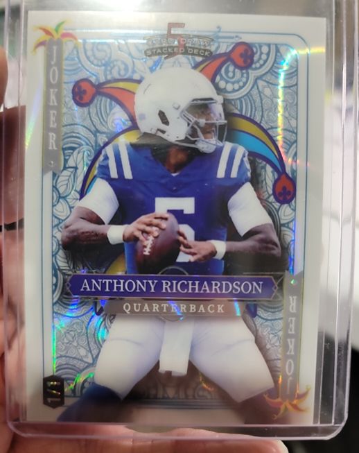 2024 Wild Card 5 Card Draw #SDPJ-ARN Anthony Richardson — front