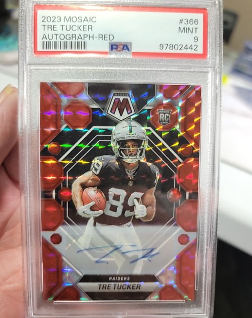 2023 Panini Mosaic #366 Tre Tucker — front