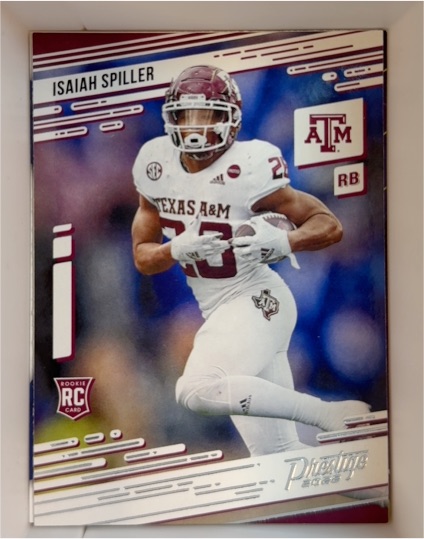 2022 Panini Chronicles Prestige Draft Picks #20 Isaiah Spiller — front