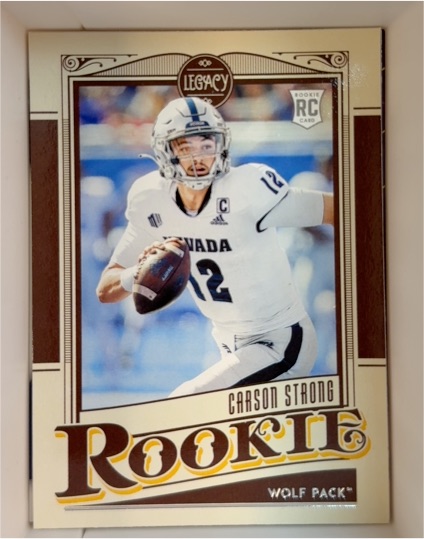 2022 Panini Chronicles Draft Picks Legacy #4 Carson Strong — front