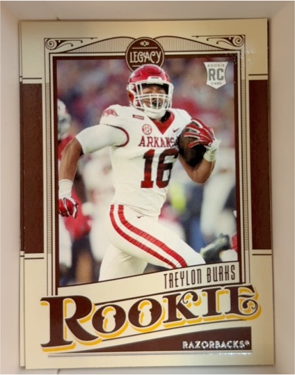 2022 Panini Chronicles Draft Picks Legacy Rookies #15 Treylon Burks — front