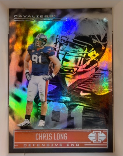 2022 Panini Chronicles Draft Picks Illusions #6 Chris Long Virginia Cavaliers — front