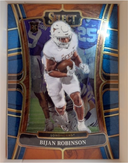 2023 Panini Select Draft Picks #9 Bijan Robinson — front