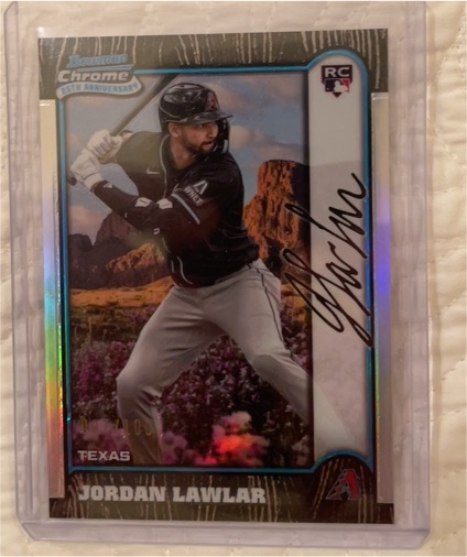 2024 Bowman Chrome 25th Anniversary #BC25-6 Jordan Lawlar — front