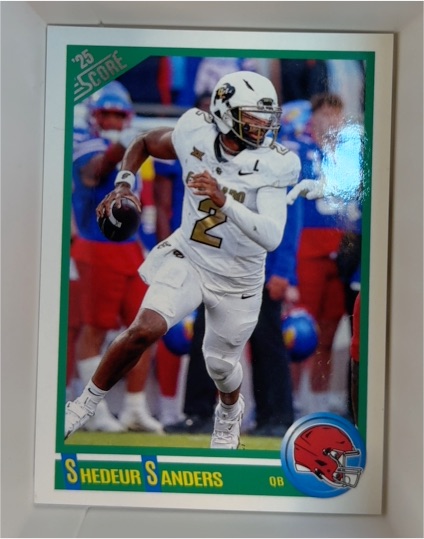 2025 Panini Score #2 Shedeur Sanders — front
