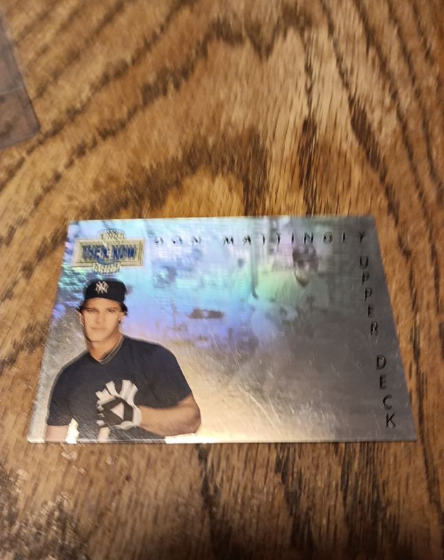 1993 Upper Deck Then And Now #TN13 Don Mattingly — front