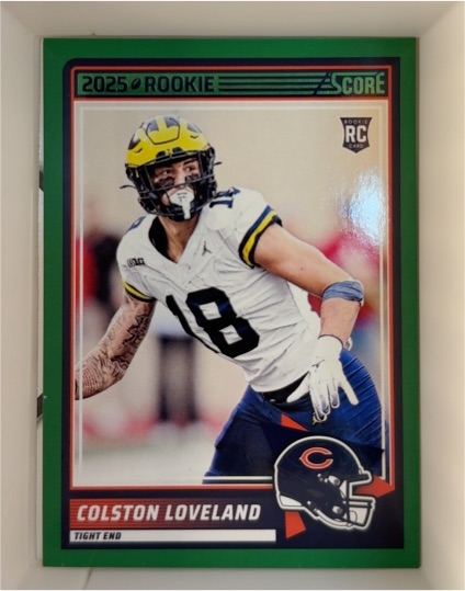 2025 Panini Score #31 Colston Loveland — front