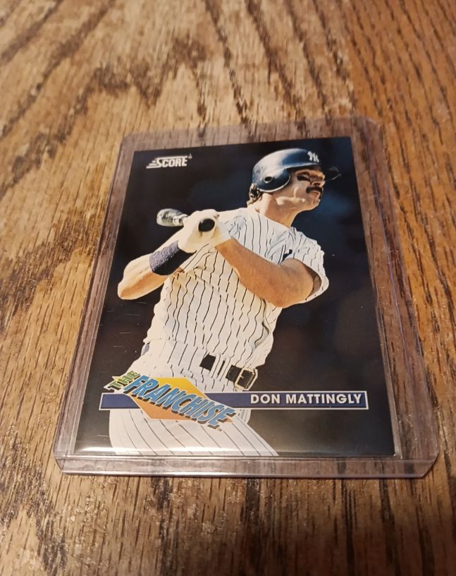 1993 Score #10 Don Mattingly The Franchise — front