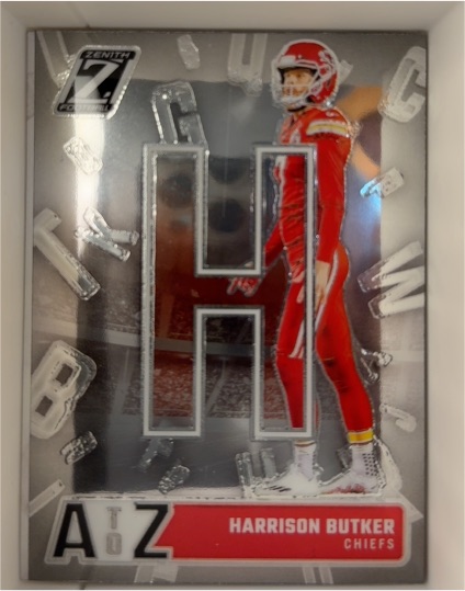 2024 Panini Zenith A to Z Harrison Butker — front