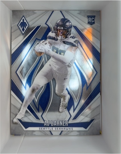 2024 Panini Phoenix AJ Barner Rookie Card — front