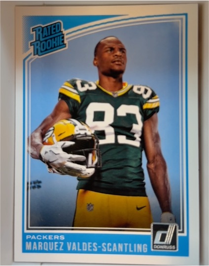 2018 Panini Donruss #336 Marquez Valdes-Scantling — front