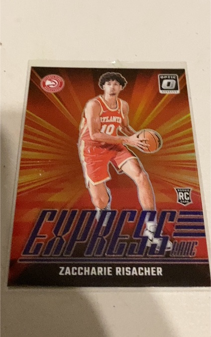 2024-25 Panini Donruss Optic Express Lane #23 Zaccharie Risacher — front