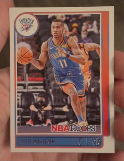 2021-22 Panini NBA Hoops #63 Theo Maledon — front
