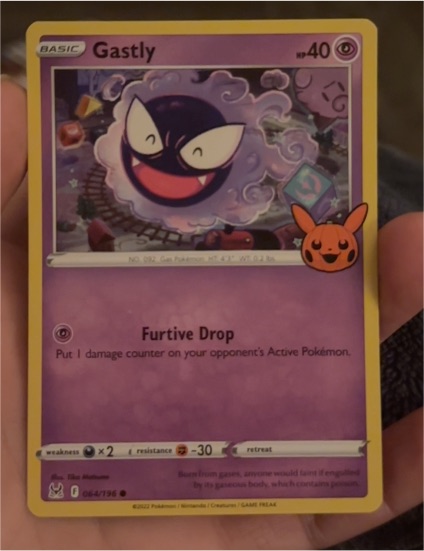 2023 Pokémon Trick Or Trade #064 Gastly — front