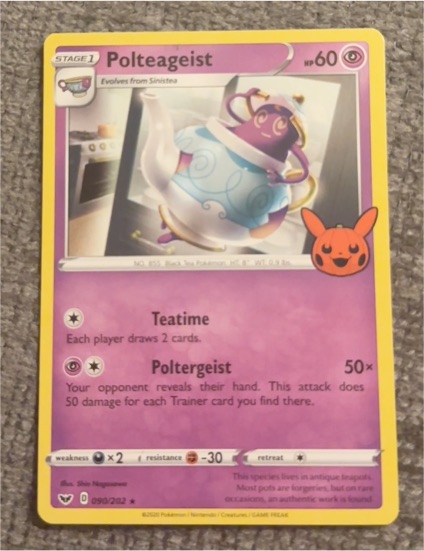 2023 Pokémon Trick or Trade #090 Polteageist — front