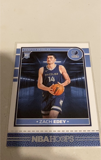 2024-25 Panini NBA Hoops #239 Zach Edey — front