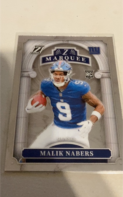2024 Panini Zenith #6 Malik Nabers Z Marquee Rookie Card — front