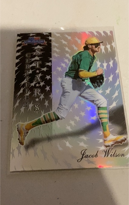 2025 Panini Crusade Certified Stars Jacob Wilson — front