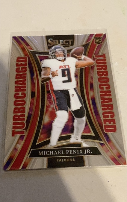 2024 Panini Select #21 Michael Penix Jr. Turbocharged — front