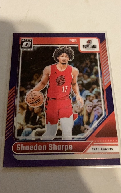 2024-25 Panini Donruss Optic #175 Shaedon Sharpe — front