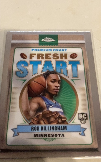 2024-25 Topps Chrome Fresh Start #FS-6 Rob Dillingham — front