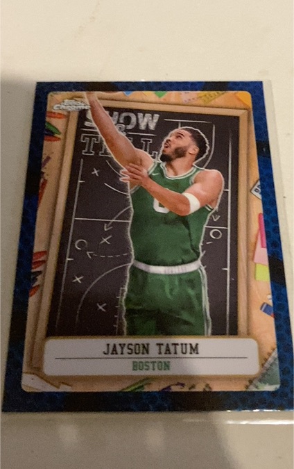 2024-25 Topps Chrome Show and Tell #ST-10 Jayson Tatum — front