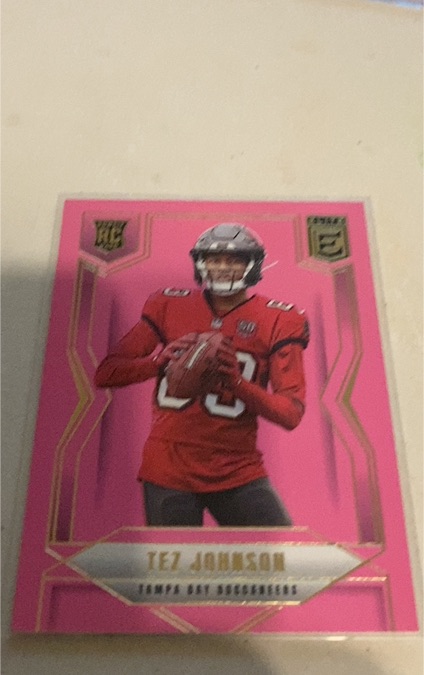 2025 Panini Elite #Tez Johnson Pink Parallel — front