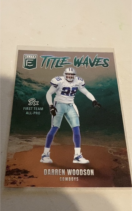 2025 Panini Donruss Elite #3 Darren Woodson Title Waves — front