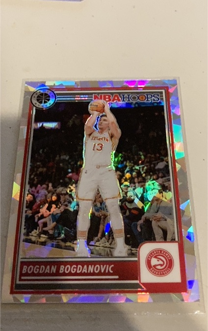 2023-24 Panini NBA Hoops Premium Stock #218 Bogdan Bogdanovic — front