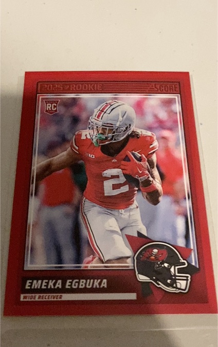 2025 Panini Score #2 Emeka Egbuka — front