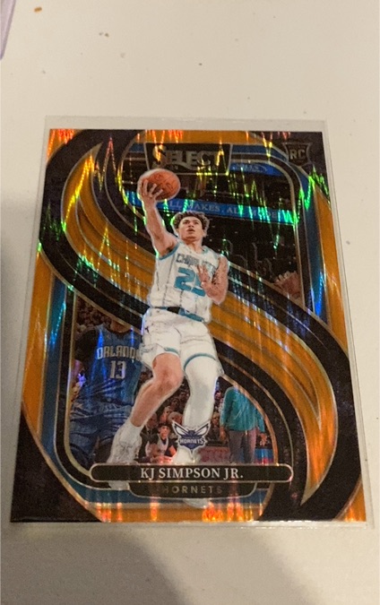 2024-25 Panini Select #193 KJ Simpson Jr. — front