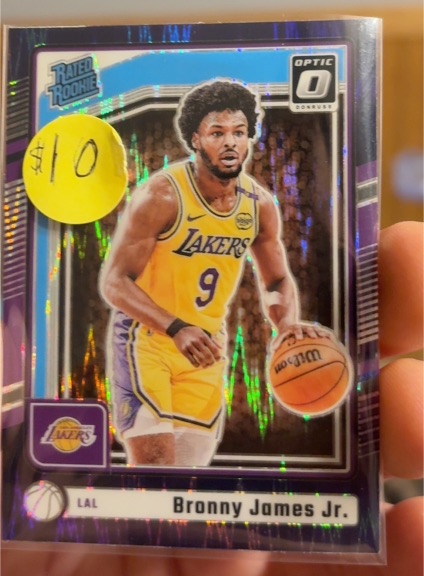 2024-25 Donruss Optic #282 Bronny James Jr. — front