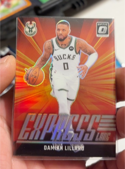 2024-25 Panini Donruss Optic Express Lane #14 Damian Lillard — front