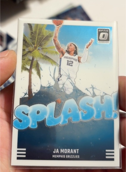 2024-25 Panini Donruss Optic #15 Ja Morant Splash! — front