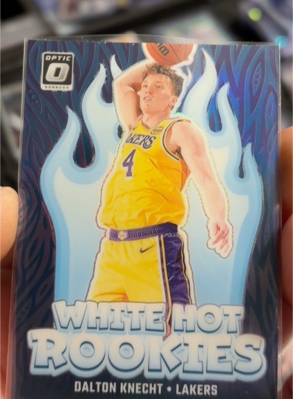 2024-25 Donruss Optic #9 Dalton Knecht White Hot Rookies — front