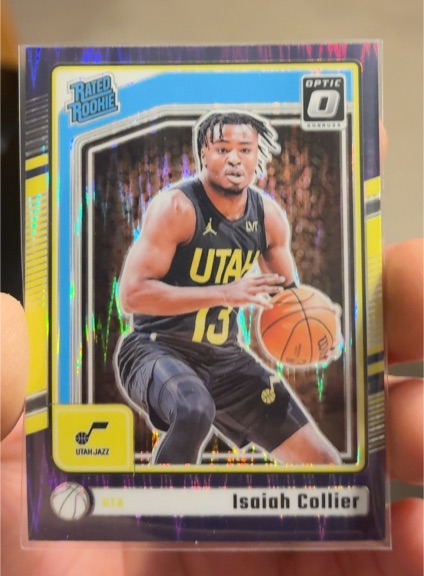 2024-25 Panini Donruss Optic #295 Isaiah Collier — front
