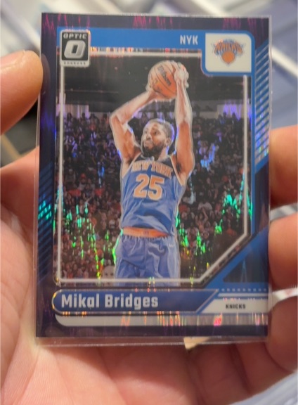 2024-25 Panini Donruss Optic #217 Mikal Bridges — front