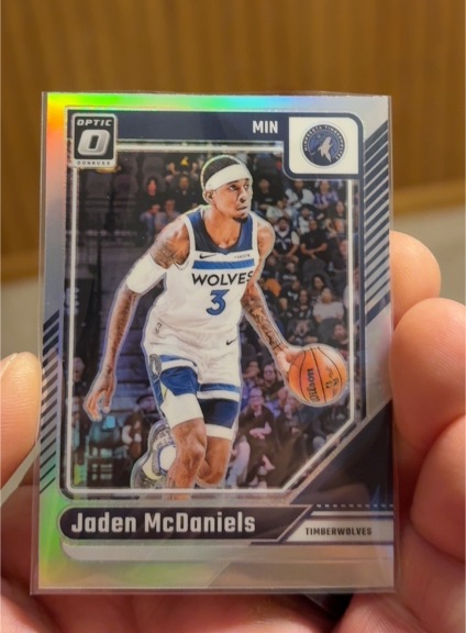 2024-25 Panini Donruss Optic #40 Jaden McDaniels — front