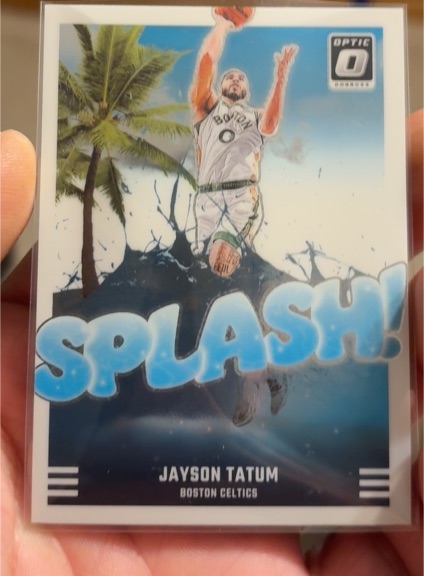 2024-25 Panini Donruss Optic Splash! Jayson Tatum — front