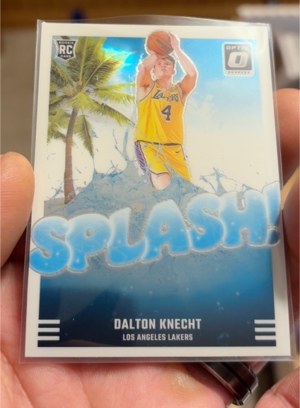 2024-25 Panini Donruss Optic #12 Dalton Knecht Splash! — front
