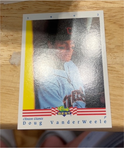 1992 Classic Best Doug VanderWeele — front