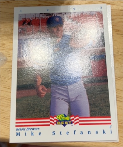1992 Classic Best #2 Mike Stefanski — front
