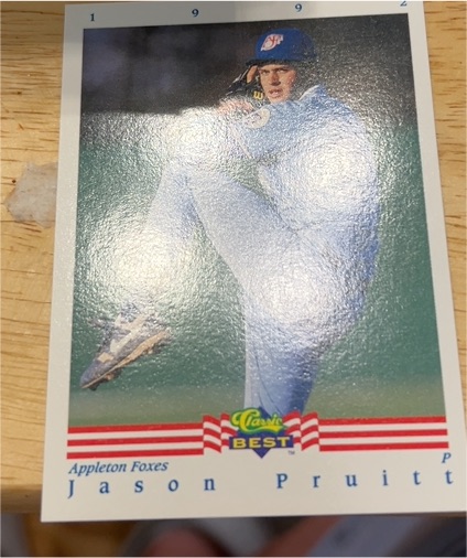 1992 Classic Best Jason Pruitt — front