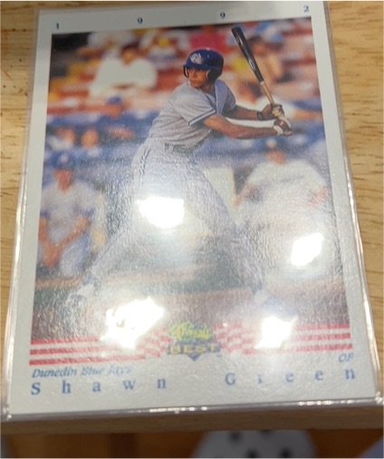 1992 Classic/Best #192 Shawn Green — front
