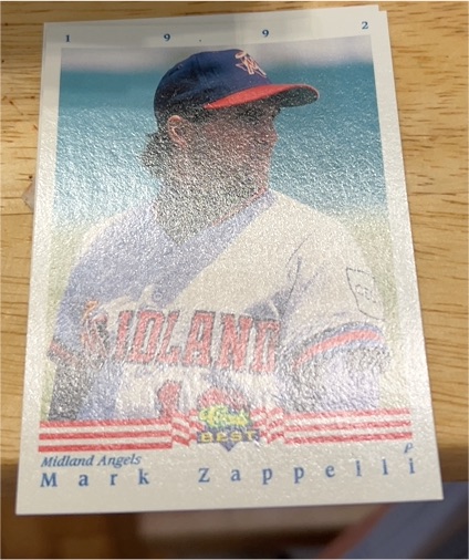 1992 Classic Best #1 Mark Zappelli — front